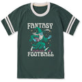Unisex Fantasy Football Rushing Wizard Sleeve-Striped Tee product image 1