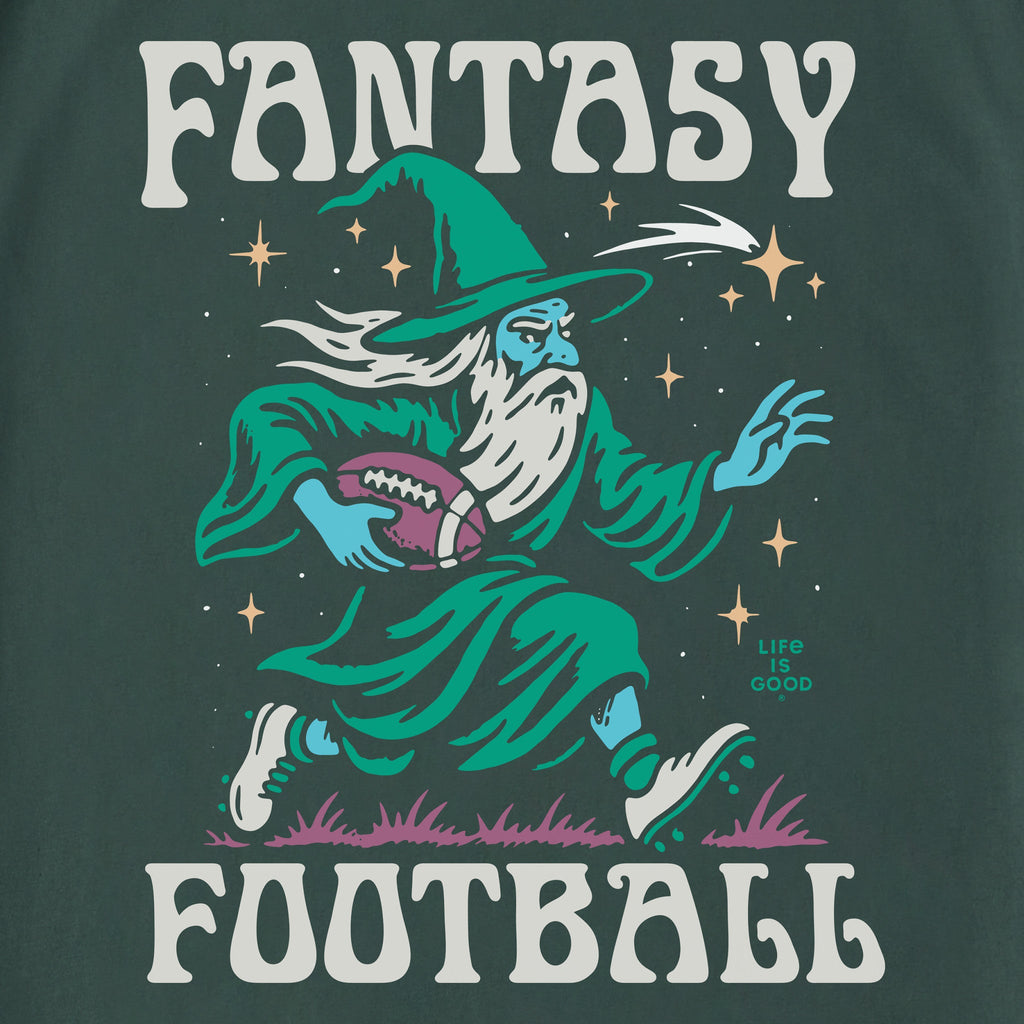 Unisex Fantasy Football Rushing Wizard Sleeve-Striped Tee product image 2