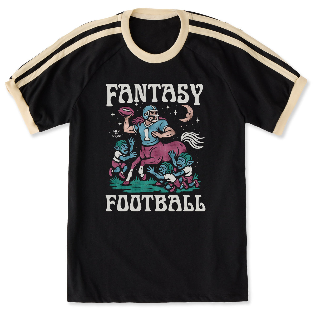 Unisex Fantasy Football Centaur v. Goblins Shoulder-Striped product image 1