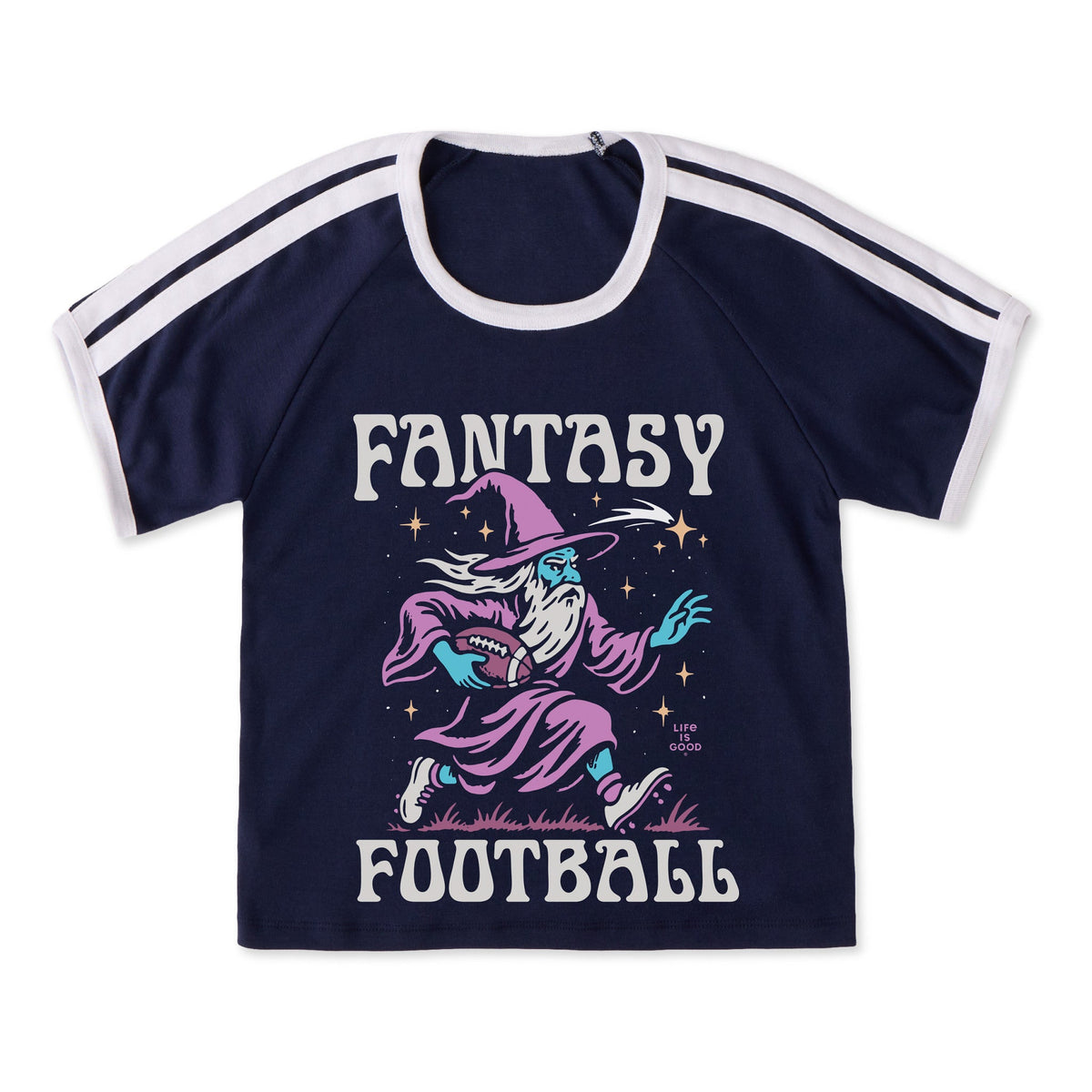 Women's Fantasy Football Rushing Wizard Shoulder-Striped product image 1