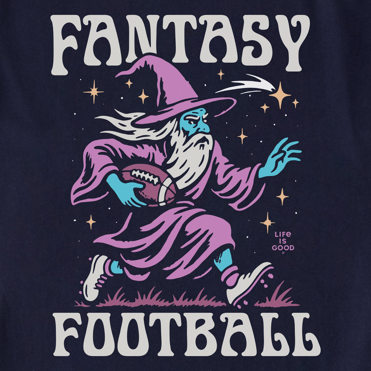 Women's Fantasy Football Rushing Wizard Shoulder-Striped product image 4