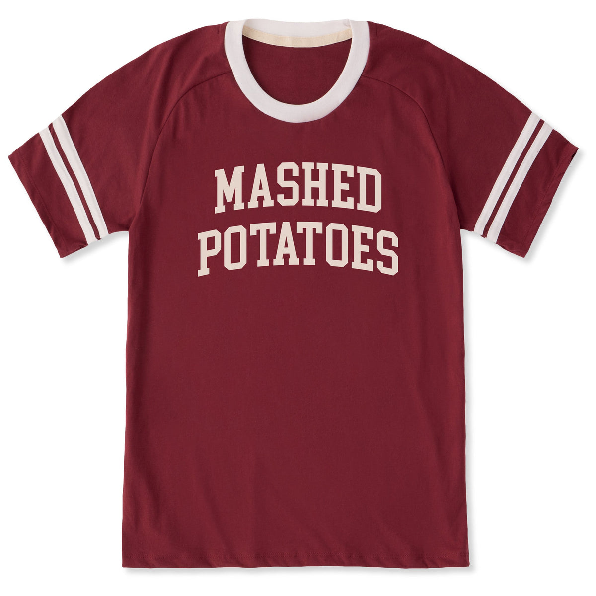 Unisex Mashed Potatoes Athletic Arch Sleeve-Striped Tee product image 1