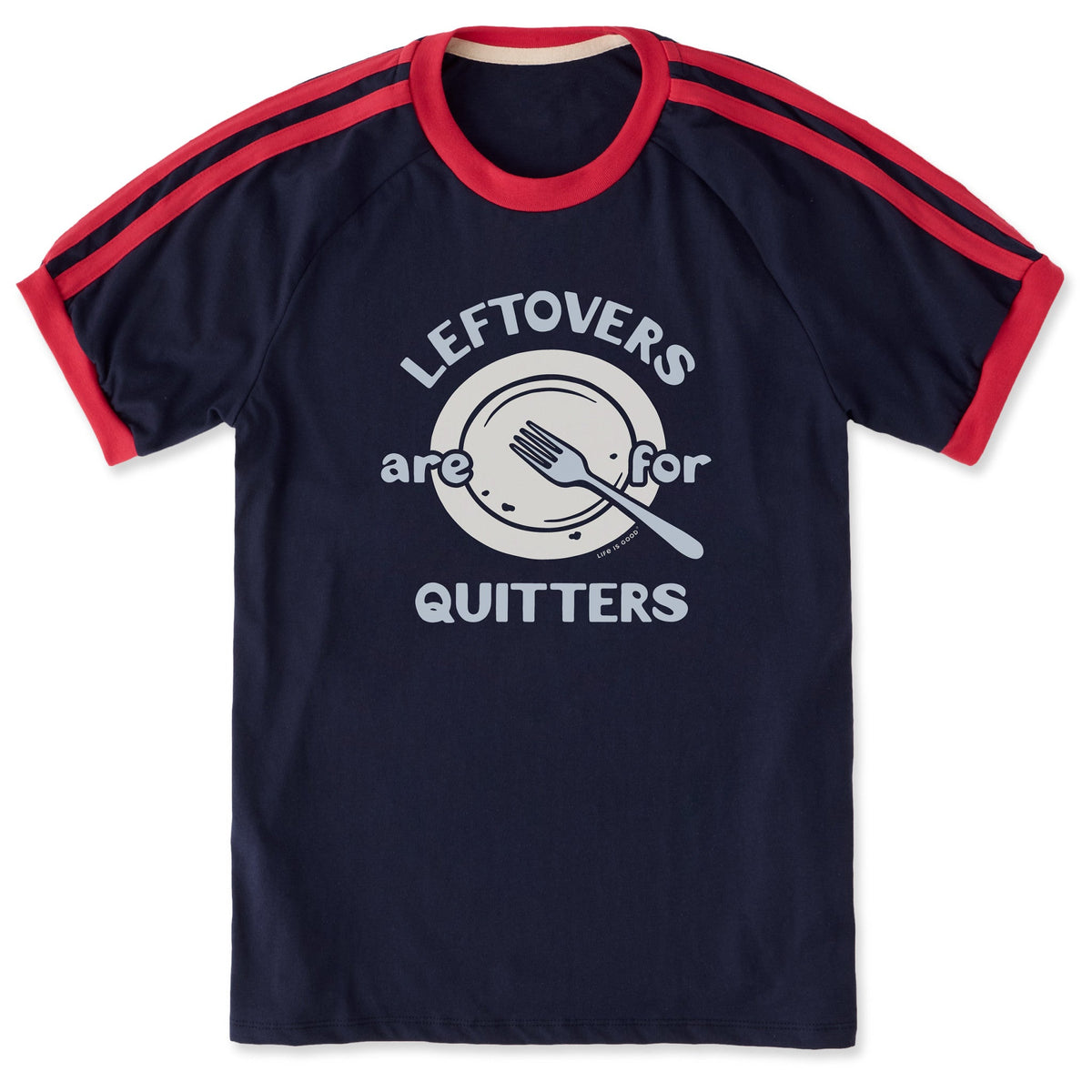 Unisex Leftovers are for Quitters Plate Shoulder-Striped product image 1