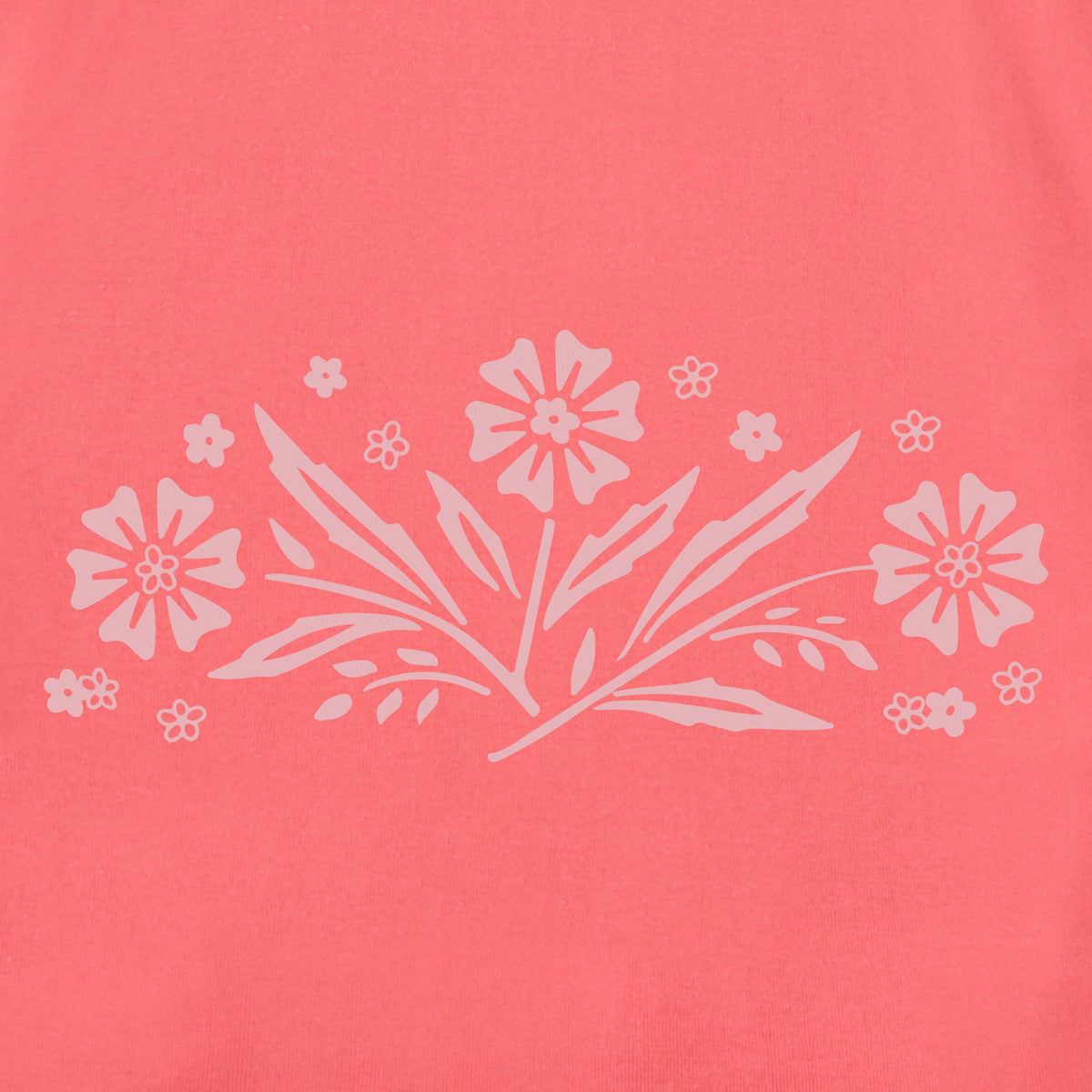 Women's Retro Floral Shoulder-Striped Ringer Tee product image 2