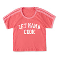 Women's Let Mama Cook Arch Shoulder-Striped Ringer Tee product image 1