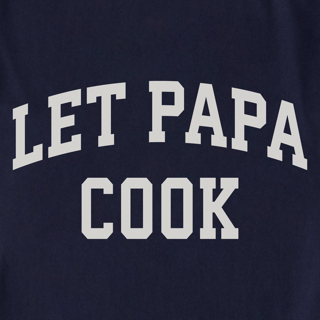 Unisex Let Papa Cook Arch Shoulder-Striped Ringer Tee product image 2