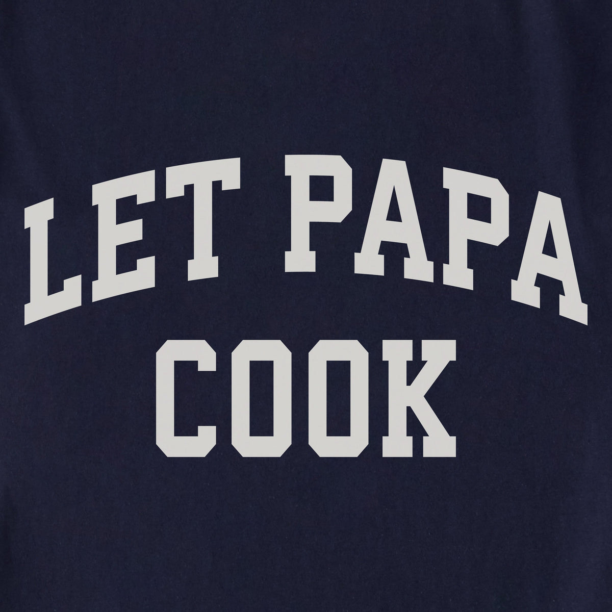 Unisex Let Papa Cook Arch Shoulder-Striped Ringer Tee product image 2