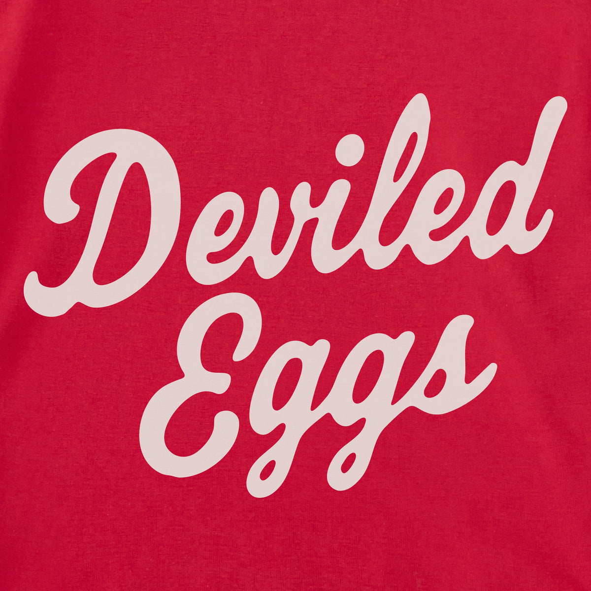 Women's Deviled Eggs Script Shoulder-Striped Ringer Tee product image 4