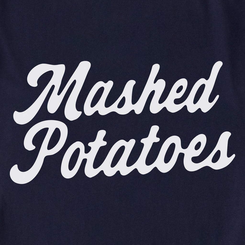 Women's Mashed Potatoes Script Shoulder-Striped Ringer Tee product image 6