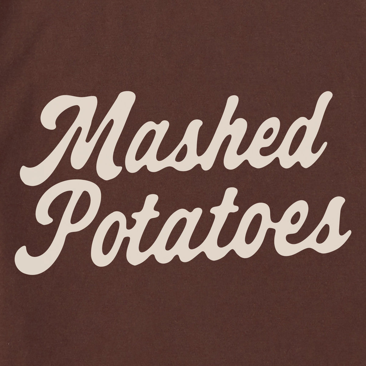 Unisex Mashed Potatoes Script Sleeve-Striped Tee product image 2
