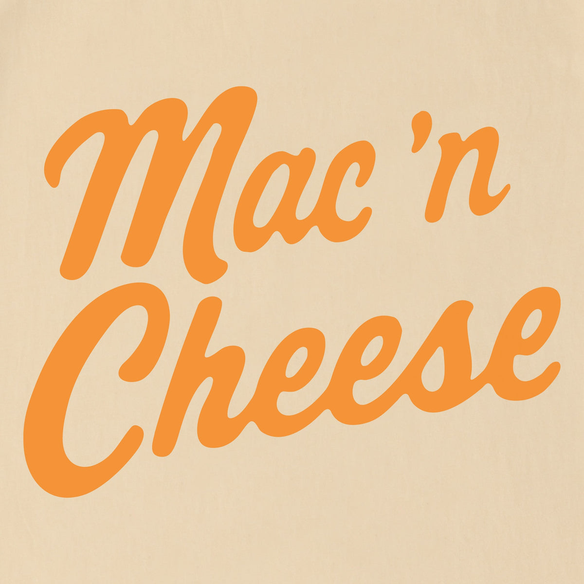 Unisex Mac 'n Cheese Script Sleeve-Striped Tee product image 2