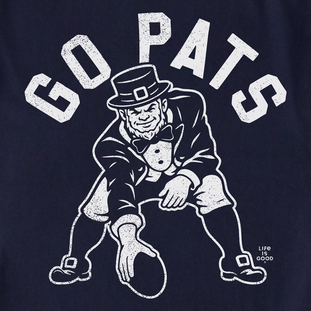 Unisex Go Pats Leprechaun Shoulder-Striped Ringer Tee product image 2