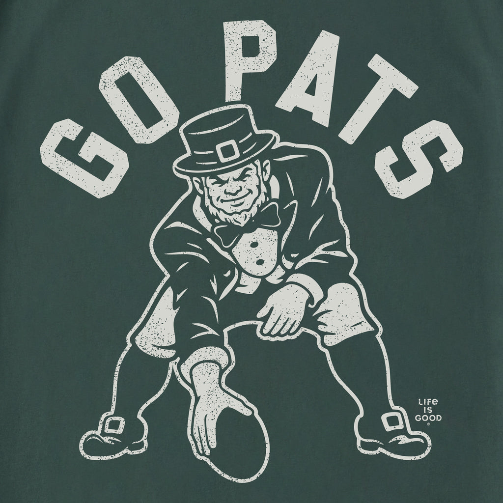 Unisex Go Pats Leprechaun Sleeve-Striped Tee product image 2