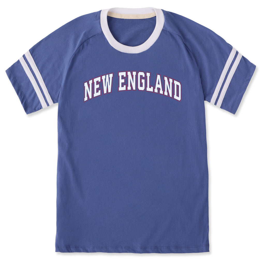 Unisex New England Arch Sleeve-Striped Tee product image 1
