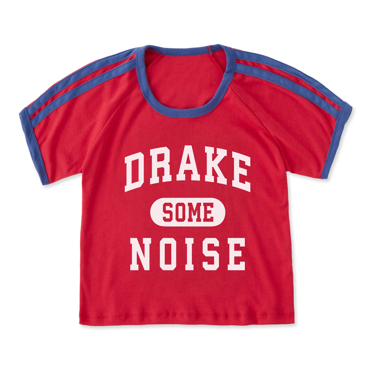 Women's Drake Some Noise Shoulder-Striped Ringer Tee product image 5