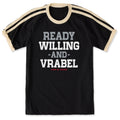 Unisex Ready Willing and Vrabel Shoulder-Striped Ringer Tee product image 1
