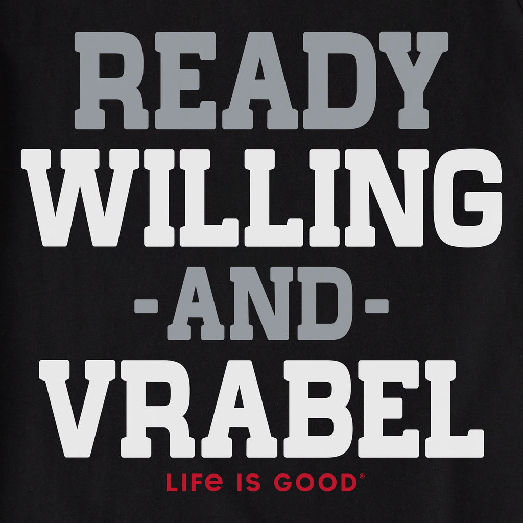 Unisex Ready Willing and Vrabel Shoulder-Striped Ringer Tee product image 2