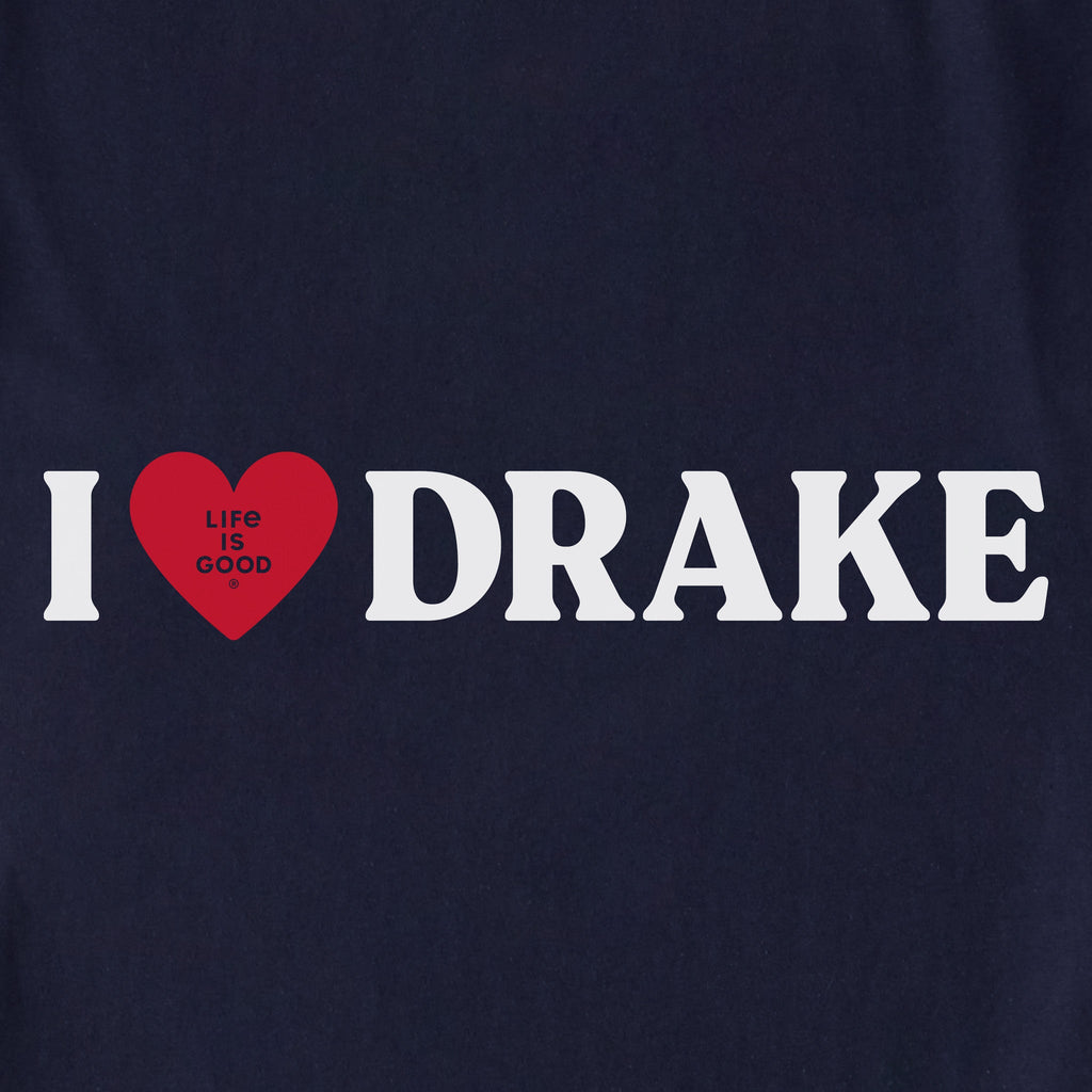 Women's I Love Drake Shoulder-Striped Ringer Tee product image 2