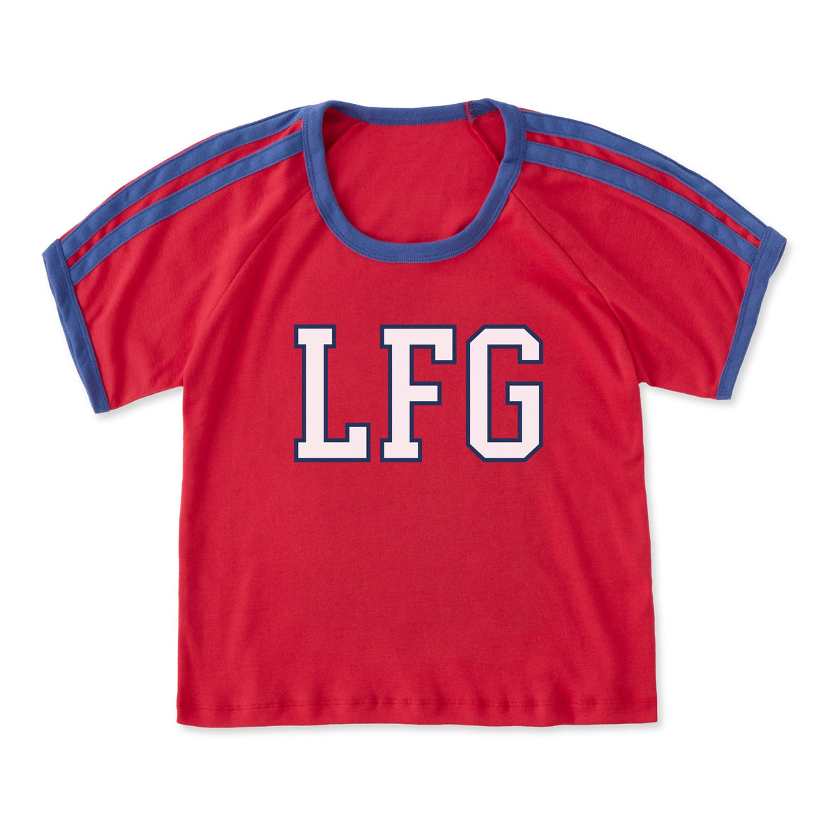 Women's LFG Shoulder-Striped Ringer Tee product image 1
