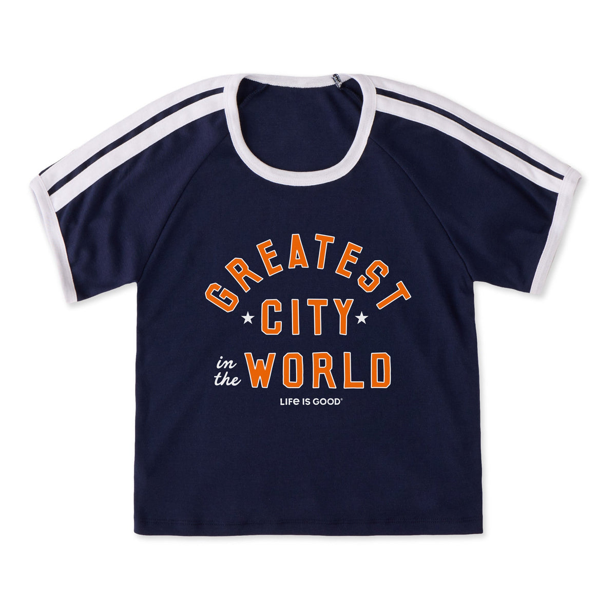 Women's Greatest City in the World Arch Shoulder-Striped product image 5