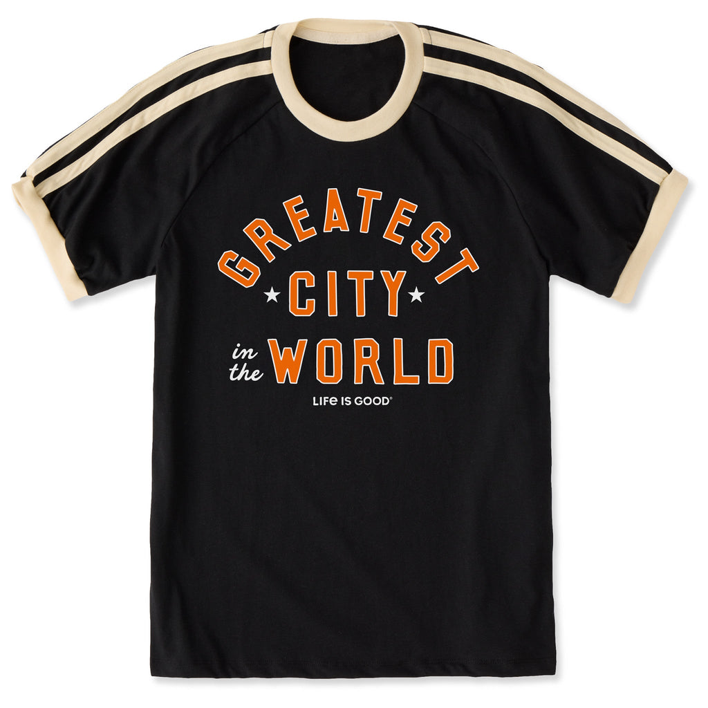 Unisex Greatest City in the World Arch Shoulder-Striped product image 1
