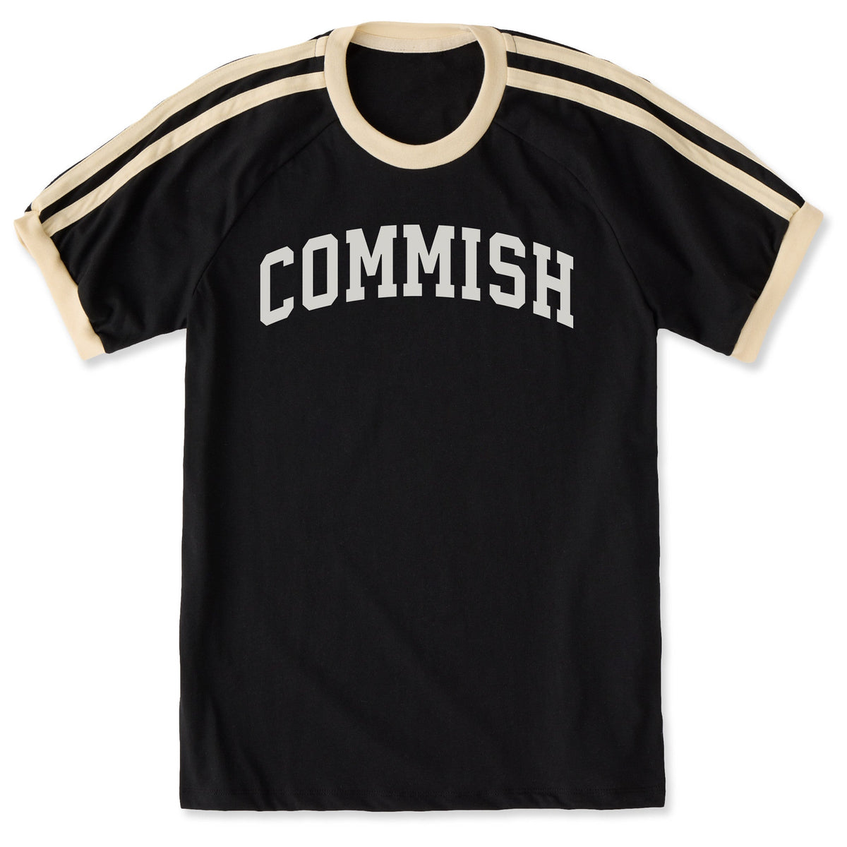 Unisex Commish Arch Shoulder-Striped Ringer Tee product image 1