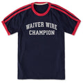 Unisex Waiver Wire Champion Arch Shoulder-Striped Ringer Tee product image 1