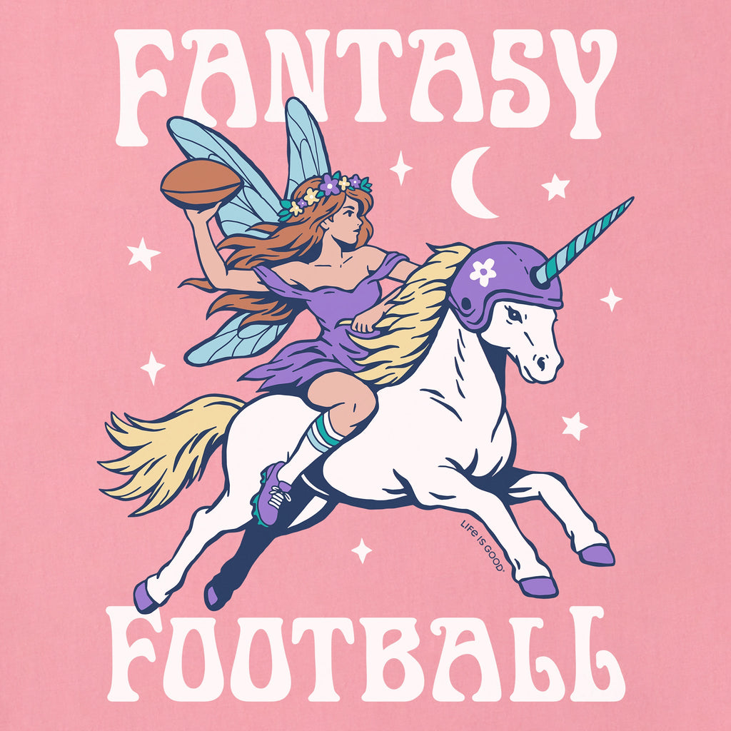 Unisex Fantasy Football Unicorn Shoulder-Striped Ringer Tee product image 2