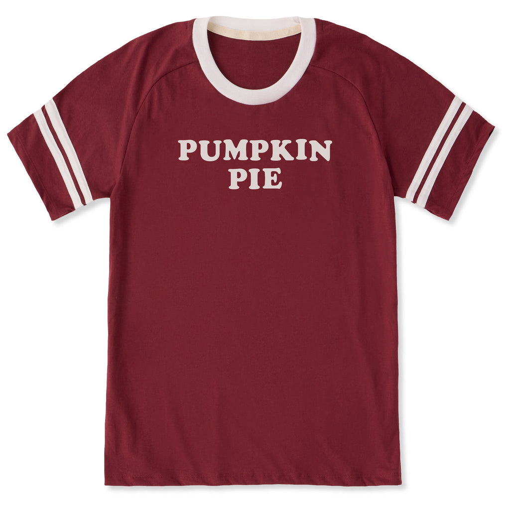 Unisex Pumpkin Pie Cooper Sleeve-Striped Tee product image 1
