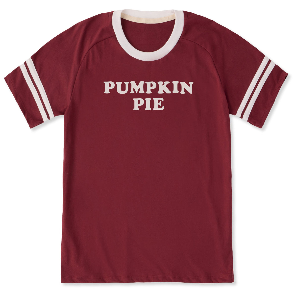 Unisex Pumpkin Pie Cooper Sleeve-Striped Tee product image 1