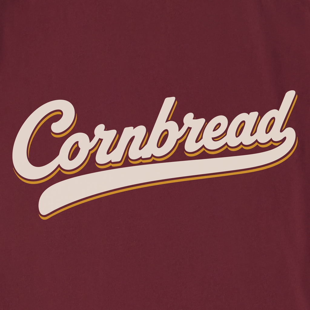 Unisex Cornbread Ballyard Script Sleeve-Striped Tee product image 2