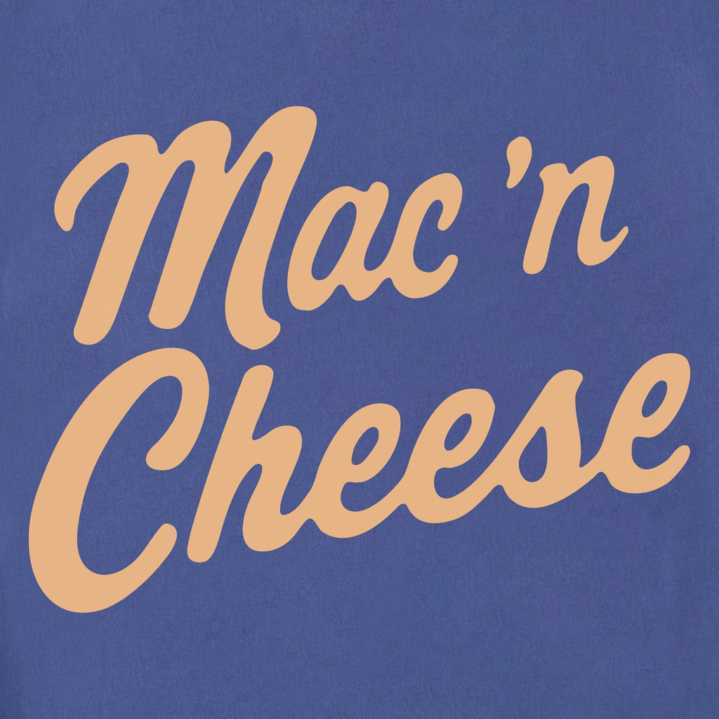 Unisex Mac 'n Cheese Script Sleeve-Striped Tee product image 4