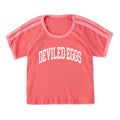 Women's Deviled Eggs Athletic Arch Shoulder-Striped Ringer product image 1