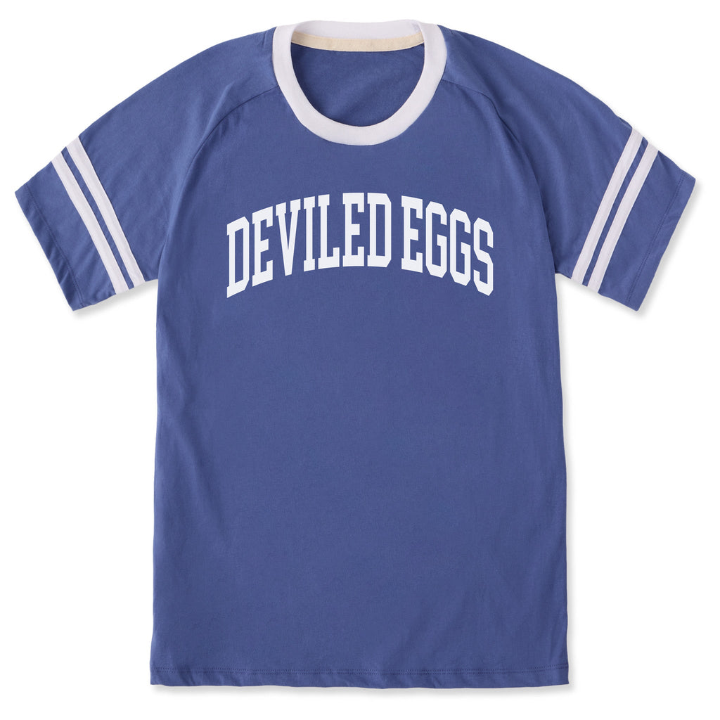 Unisex Deviled Eggs Athletic Arch Sleeve-Striped Tee product image 1