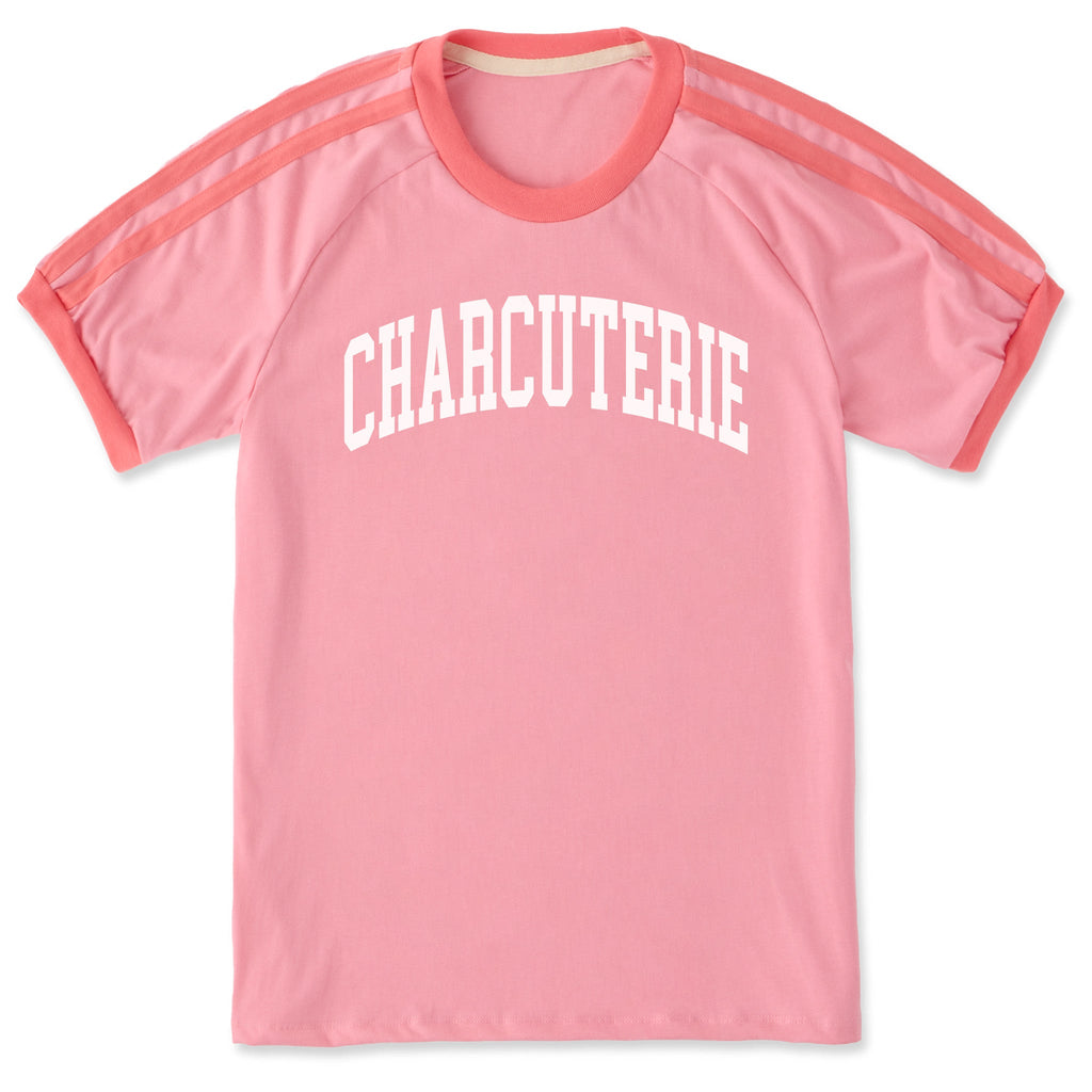 Unisex Charcuterie Athletic Arch Shoulder-Striped Ringer Tee product image 1