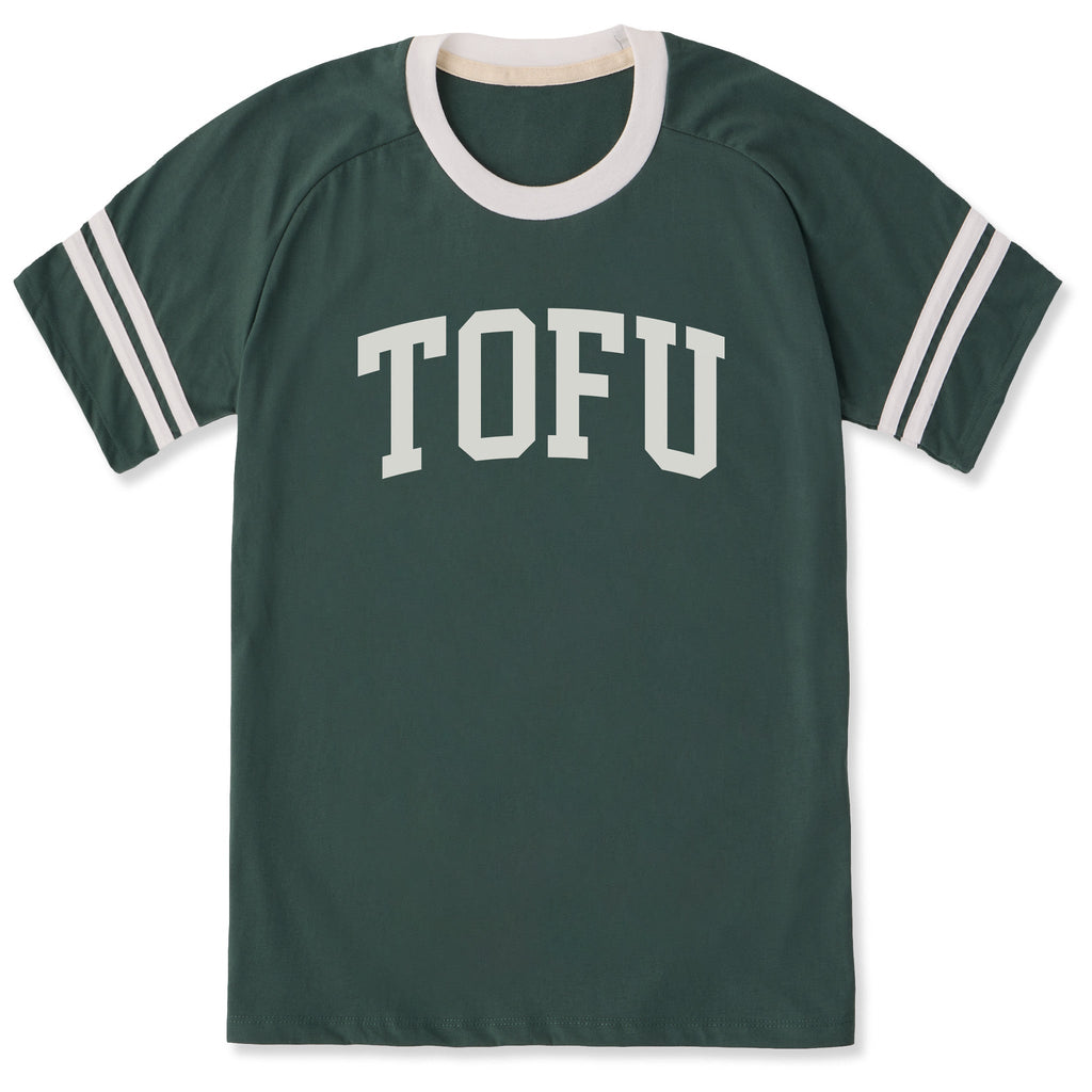 Unisex Tofu Athletic Arch Sleeve-Striped Tee product image 1