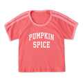 Women's Pumpkin Spice Arch Shoulder-Striped Ringer Tee product image 1