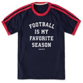 Unisex Football is My Favorite Season Shoulder-Striped product image 1