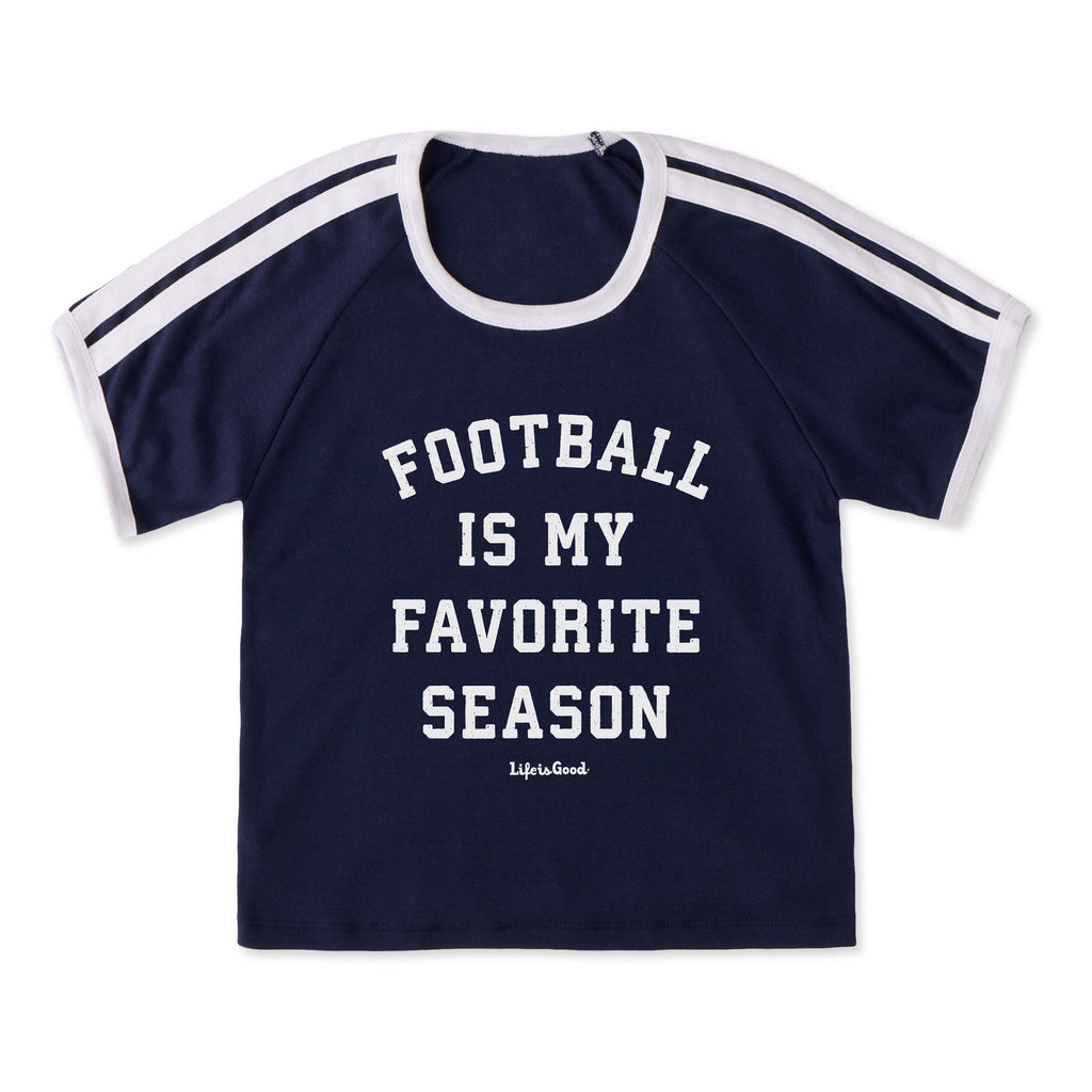 Women's Football is My Favorite Season Shoulder-Striped product image 3