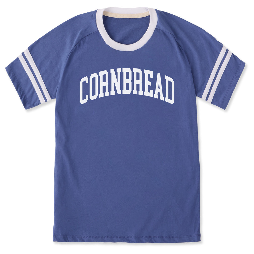 Unisex Cornbread Athletic Arch Sleeve-Striped Tee product image 1