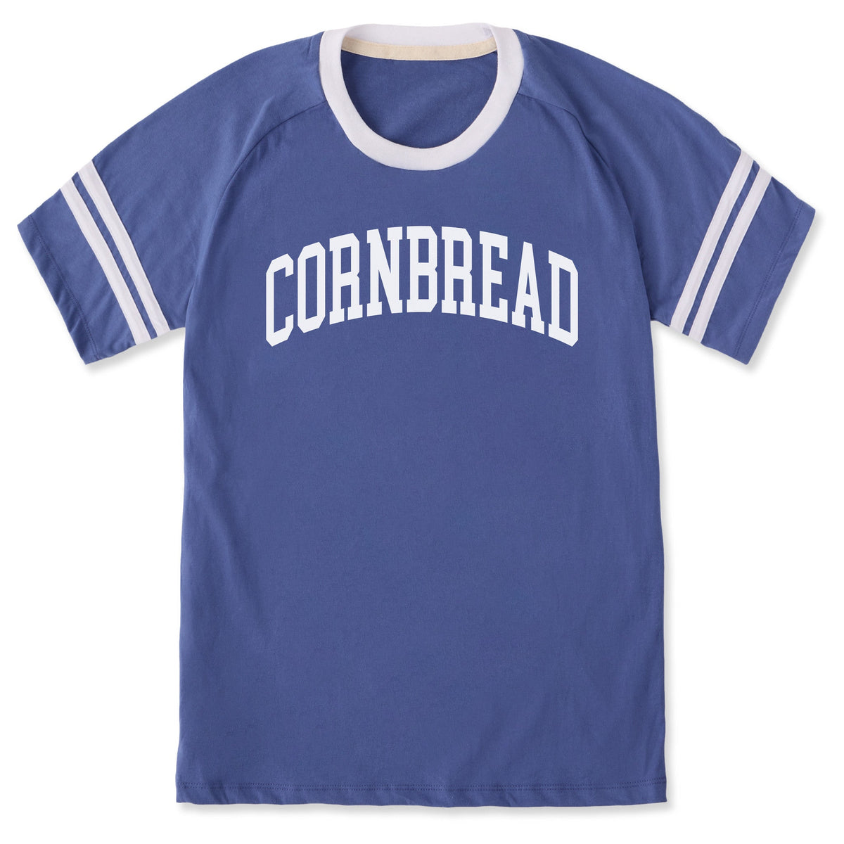 Unisex Cornbread Athletic Arch Sleeve-Striped Tee product image 1