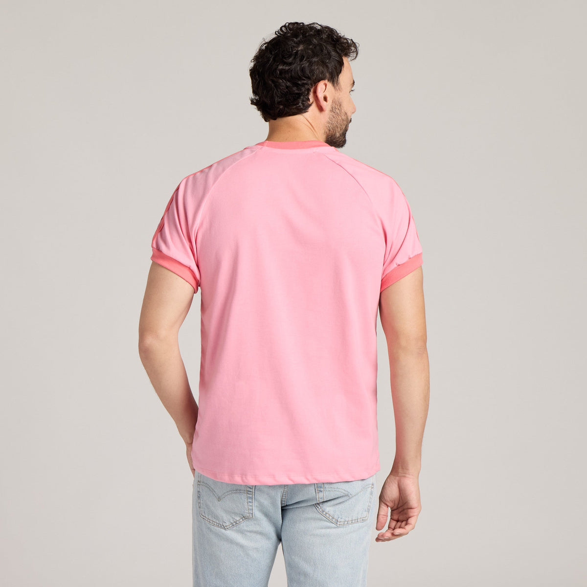 Unisex Solid Shoulder-Striped Ringer Tee product image 16