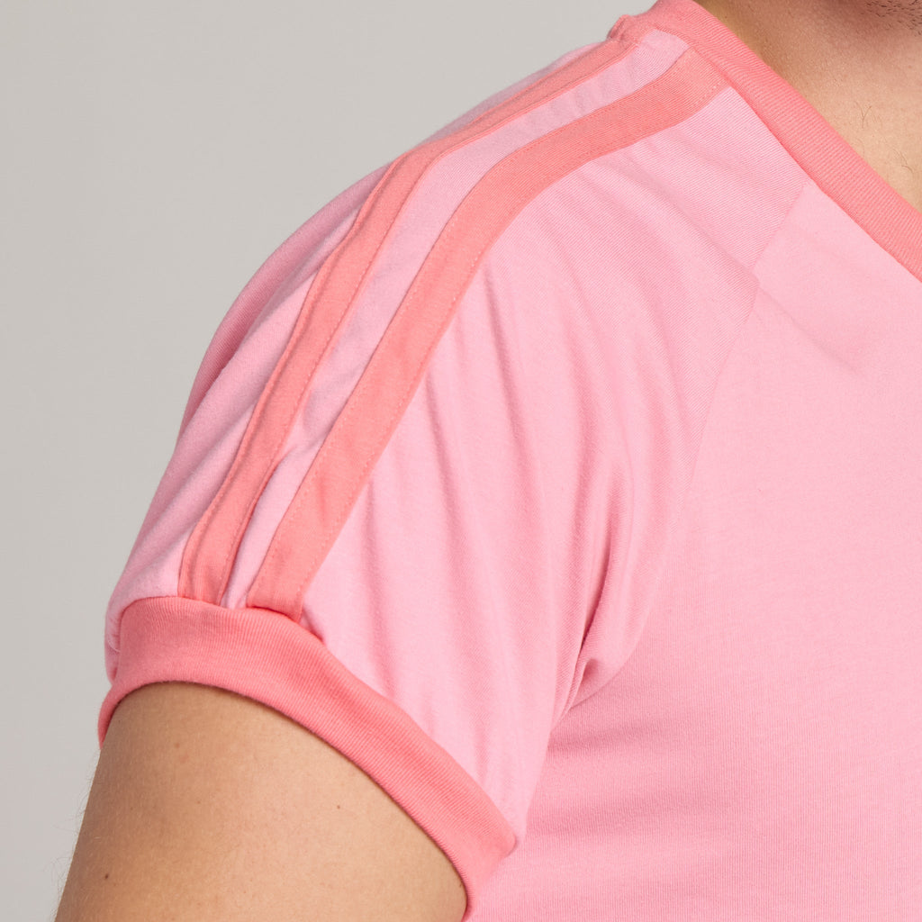 Unisex Solid Shoulder-Striped Ringer Tee product image 17