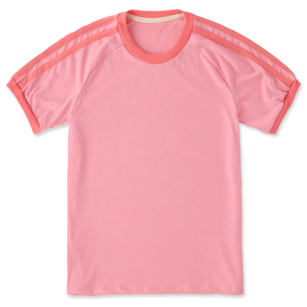 Unisex Solid Shoulder-Striped Ringer Tee product image 20