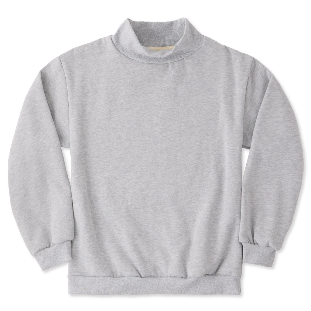 Unisex Solid Mock Neck Fleece Crew product image 10