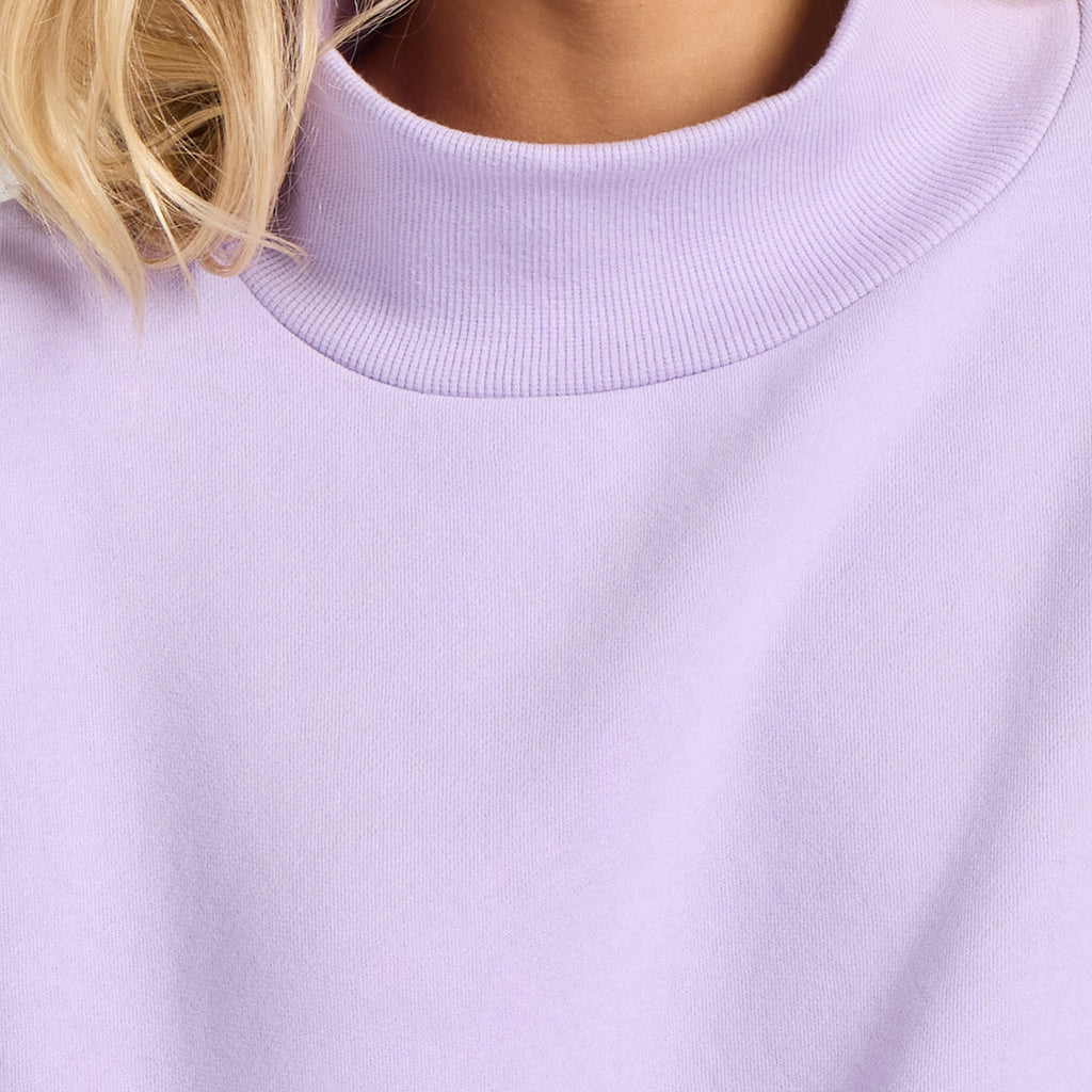 Unisex Solid Mock Neck Fleece Crew product image 28