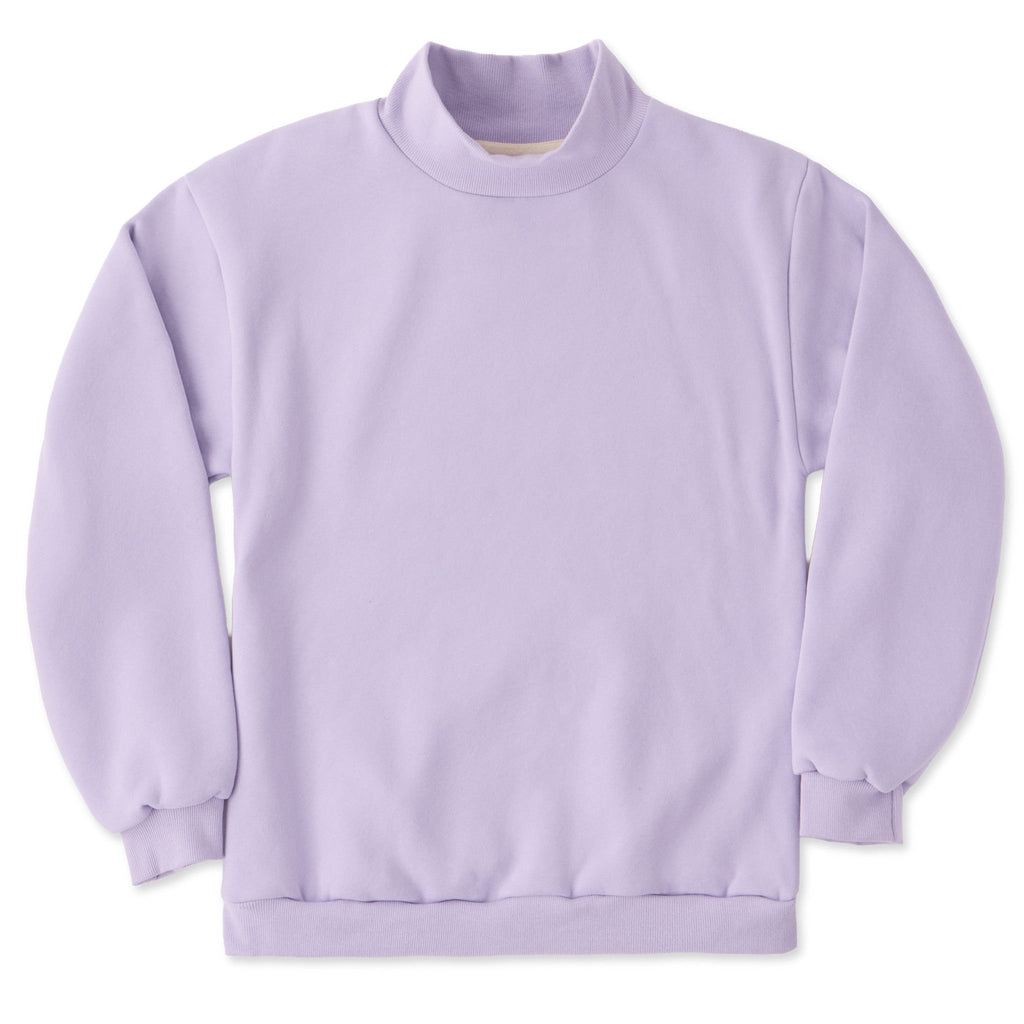Unisex Solid Mock Neck Fleece Crew product image 30