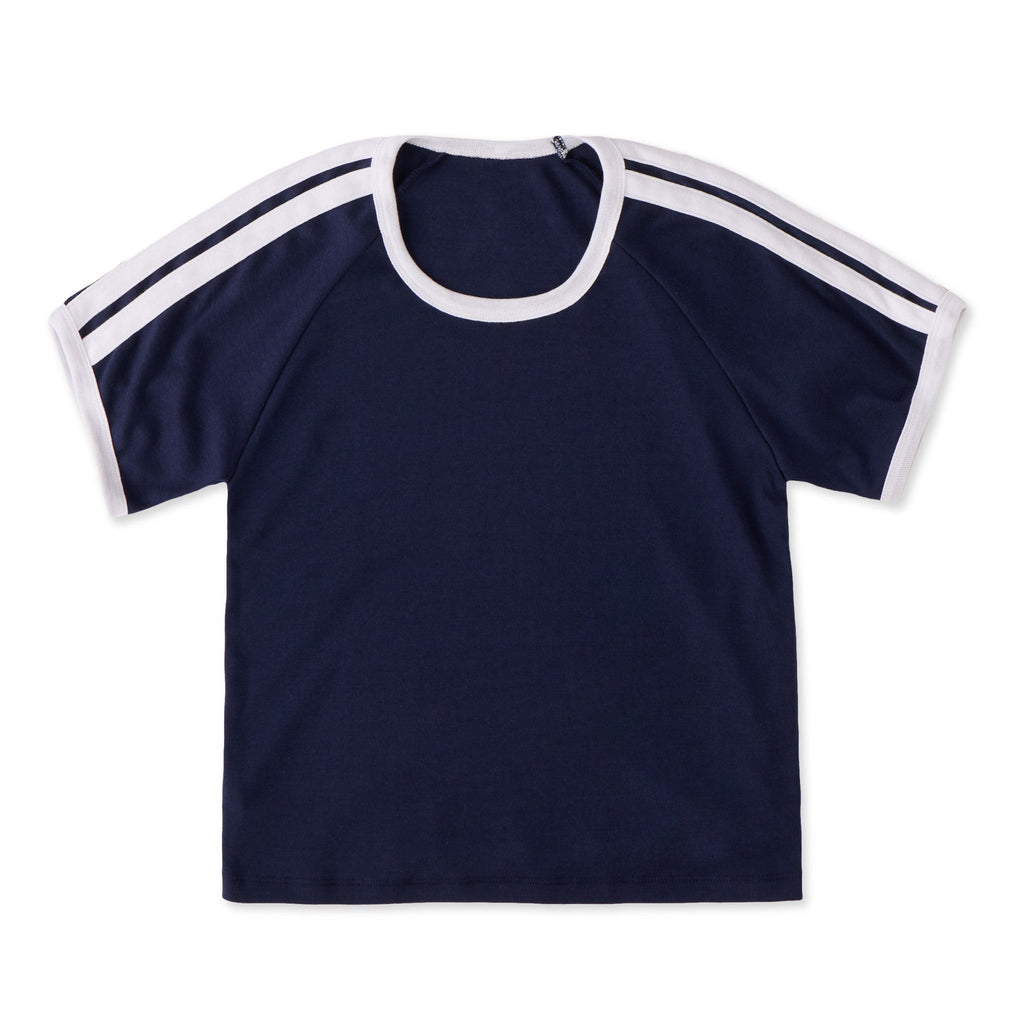 Women's Solid Shoulder-Striped Ringer Tee product image 5