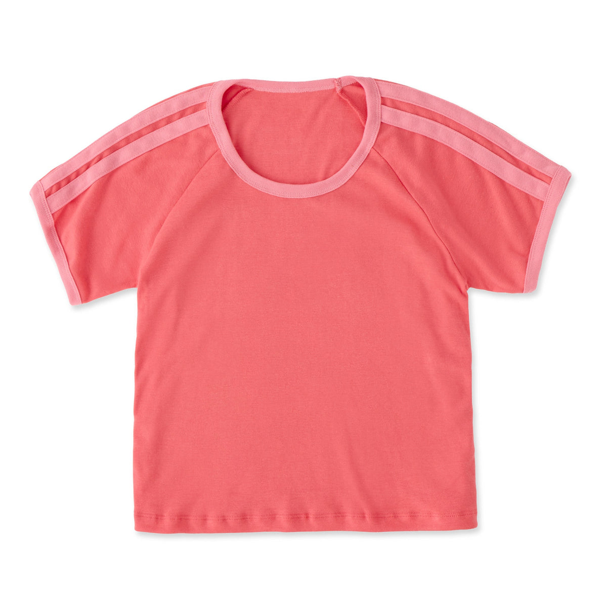 Women's Solid Shoulder-Striped Ringer Tee product image 10