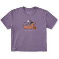 Women's Happy Halloweenie Short Sleeve Crusher Boxy Tee product image 1
